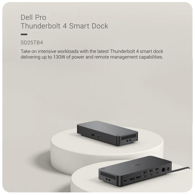 その他 Dell Smart Dock - SD25TB4 Estação de acoplamento Dell SD25TB4 Thunderbolt 4 4K Quad Display